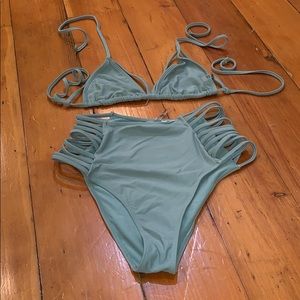 Forever21 high waisted swimsuit